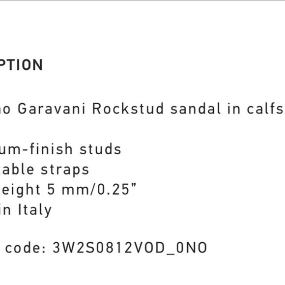 NEW Valentino Rockstud Calfskin flat flip flop sandal size 37 black 🖤 RV $990 - Picture 7 of 13